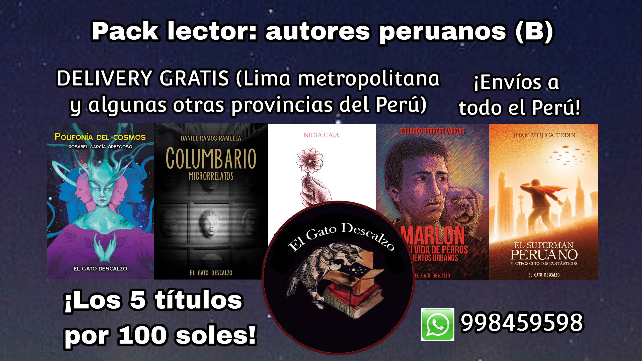 Pack Lector: Autores Peruanos (B) – El Gato Descalzo